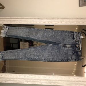 zara denim skinny jeans